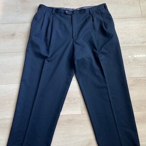 Sean John Men's Dress Pants Black with Cuffs
